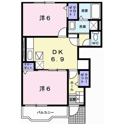 パレ・ロジュマン 102【管理NO：1-012680501-01020】 ★家具家電は申し込み後に搬入しますの外観画像