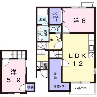 フローレス 203【管理NO：1-010498201-02030】 ★家具家電は申し込み後に搬入しますの外観画像