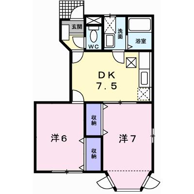 アメニティー北平野Ａ 101【管理NO：1-007850801-01010】の外観画像