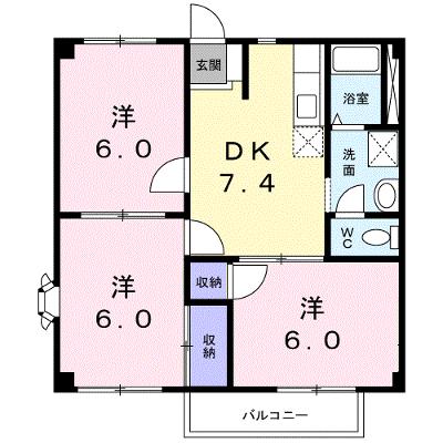ブルースカイ今宿 102【管理NO：1-005084801-01020】 ★家具家電は申し込み後に搬入しますの外観画像