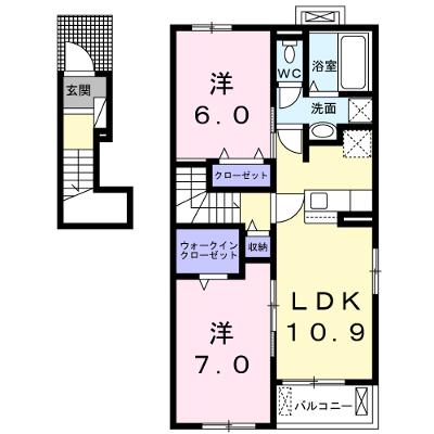 メゾン　グレーヌ　塩屋Ａ 201【管理NO：1-026478701-02010】 ★家具家電は申し込み後に搬入します★の外観画像