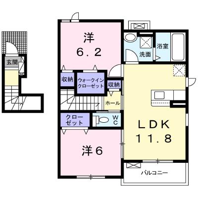 Ｌ＆Ｃ　Ｍｏｃａ　Ⅰ 201【管理NO：1-026338901-02010】 ★家具家電は申し込み後に搬入しますの外観画像