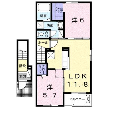 リヴィエールⅡ 203【管理NO：1-022780101-02030】 ★家具家電は申し込み後に搬入します★の外観画像