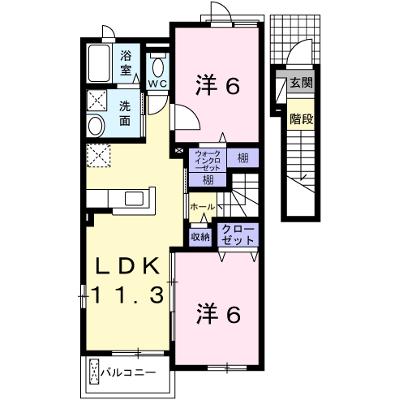 ラッフィナート・リアンＢ 203【管理NO：1-020441402-02030】 ★家具家電は申し込み後に搬入します★の外観画像