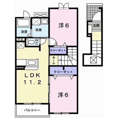 ヒルサイド緑ヶ丘Ｃ 201【管理NO：1-014414101-02010】 ★家具家電は申し込み後に搬入します★の外観画像