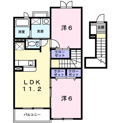 エンジェル・クリーク 201【管理NO：1-014036001-02010】 ★家具家電は申し込み後に搬入します★の外観画像