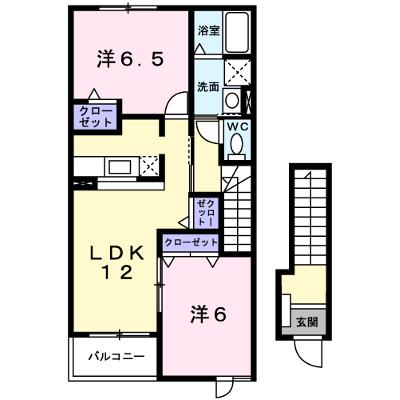 クラール雅 203【管理NO：1-013211001-02030】 ★家具家電は申し込み後に搬入します★の外観画像