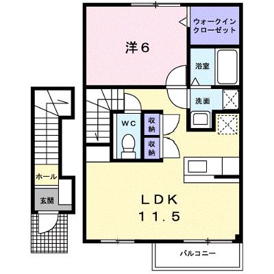 サン・フロール 201【管理NO：1-011623501-02010】 ★家具家電は申し込み後に搬入します★の外観画像
