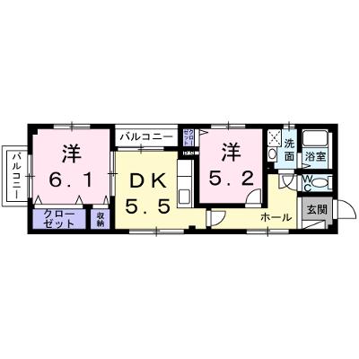 メゾンドエトワール 102【管理NO：1-011063601-01020】 ★家具家電は申し込み後に搬入します★の外観画像