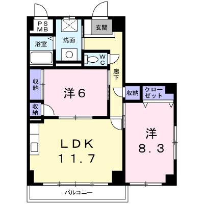 シエル青山 201【管理NO：1-009761701-02010】 ★家具家電は申し込み後に搬入しますの外観画像