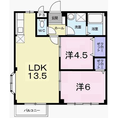 エルディム松本 203【管理NO：1-002856801-02030】 ★家具家電は申し込み後に搬入します★の外観画像