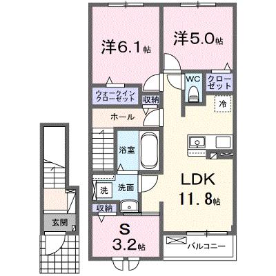 サンセールⅨ　Ａ 203【管理NO：1-028211101-02030】 ★家具家電は申し込み後に搬入します★の外観画像