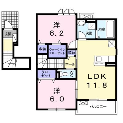 メゾンド　サン　ミシェル 203【管理NO：1-026355801-02030】 ★家具家電は申し込み後に搬入します★の外観画像