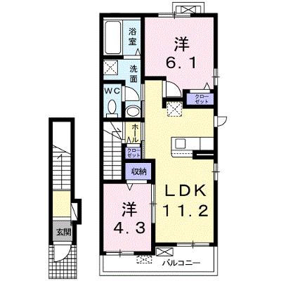 ａｎｇｅ．Ａ 204【管理NO：1-025628001-02040】 ★家具家電は申し込み後に搬入します 2026年07月中旬入居可能の外観画像