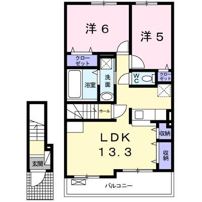 フェリア赤穂 203【管理NO：1-023018101-02030】 ★家具家電は申し込み後に搬入します★の外観画像