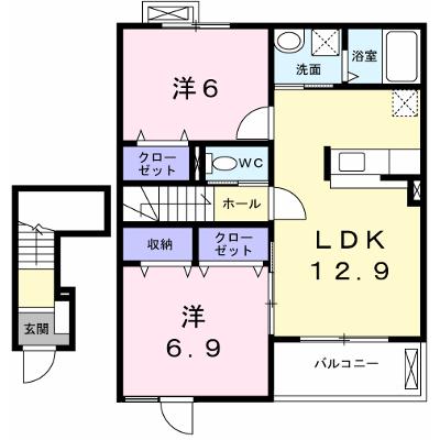 ポラリスⅢ 202【管理NO：1-021905301-02020】 ★家具家電は申し込み後に搬入します★の外観画像