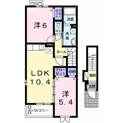 シン．シン．ハウスＤ 201【管理NO：1-017674301-02010】 ★家具家電は申し込み後に搬入します★の外観画像