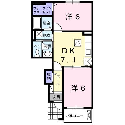 ジュピター＆Ｍ 102【管理NO：1-017433901-01020】 ★家具家電は申し込み後に搬入しますの外観画像