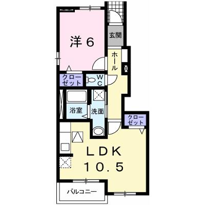リシェスコリーヌＡ 103【管理NO：1-016315201-01030】 ★家具家電は申し込み後に搬入しますの外観画像