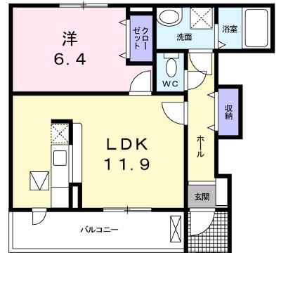 エルカーサ・桜木Ａ 101【管理NO：1-014633201-01010】 ★家具家電は申し込み後に搬入します★の外観画像