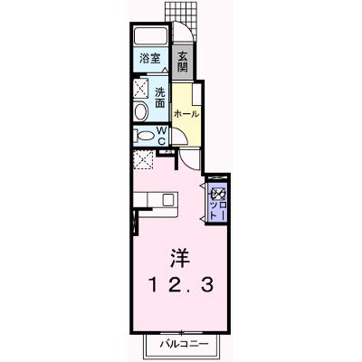 フォンターナ・ヴィラⅡ 103【管理NO：1-014583301-01030】 ★家具家電は申し込み後に搬入します★の外観画像