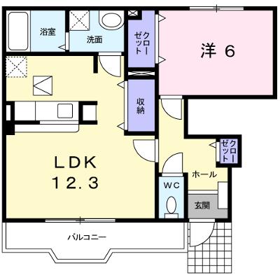 ベル・グラース 102【管理NO：1-014580301-01020】 ★家具家電は申し込み後に搬入します★の外観画像