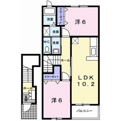 サウス・グリーンＢ 203【管理NO：1-014457302-02030】 ★家具家電は申し込み後に搬入しますの外観画像