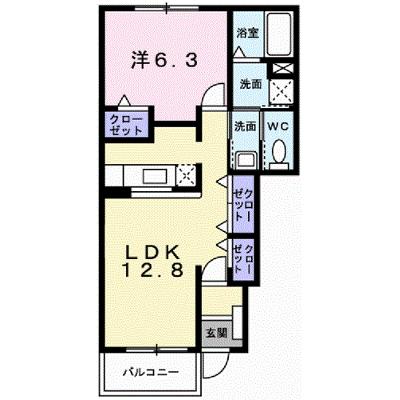 セントポーリアⅡ 103【管理NO：1-014186601-01030】 ★家具家電は申し込み後に搬入します★の外観画像