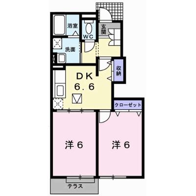 エーデル緑ヶ丘Ｃ 104【管理NO：1-013081002-01040】 ★家具家電は申し込み後に搬入します★の外観画像
