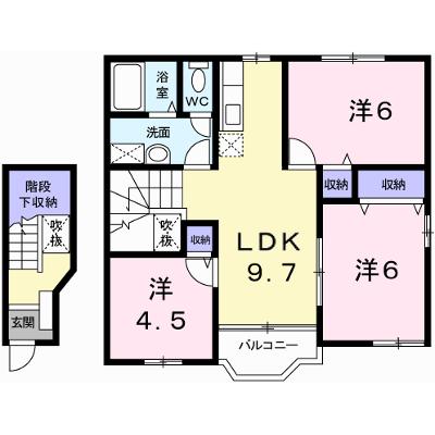 シャン・ドール生駒Ｂ 202【管理NO：1-012149602-02020】 ★家具家電は申し込み後に搬入しますの外観画像