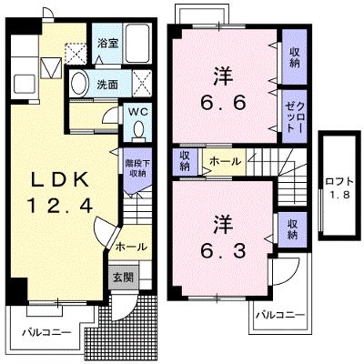 マリオンＡ 103【管理NO：1-011593201-01030】 ★家具家電は申し込み後に搬入しますの外観画像