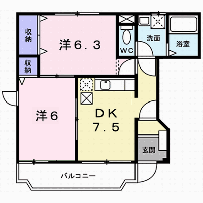 シャルマンミキ 101【管理NO：1-010311401-01010】 ★家具家電は申し込み後に搬入します★の外観画像