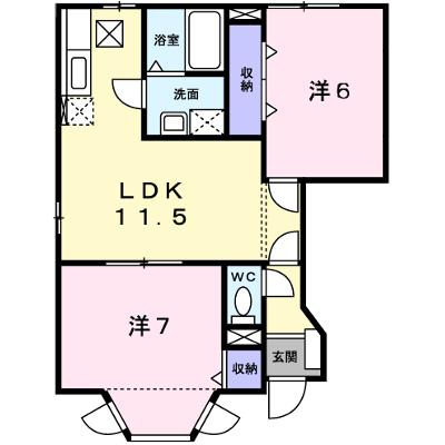 アムラインＡ 101【管理NO：1-007537501-01010】 ★家具家電は申し込み後に搬入します★の外観画像