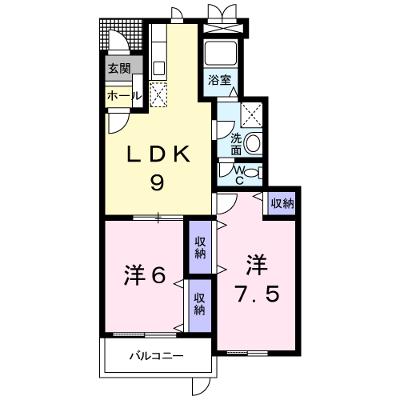 メゾン梅の郷Ａ 102【管理NO：1-007184301-01020】 ★家具家電は申し込み後に搬入します★の外観画像
