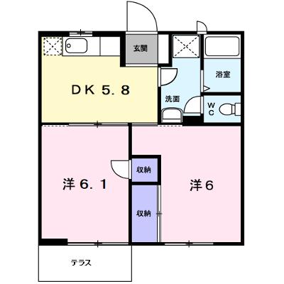 パークサイド１ 102【管理NO：1-005714802-01020】 ★家具家電は申し込み後に搬入します★の外観画像