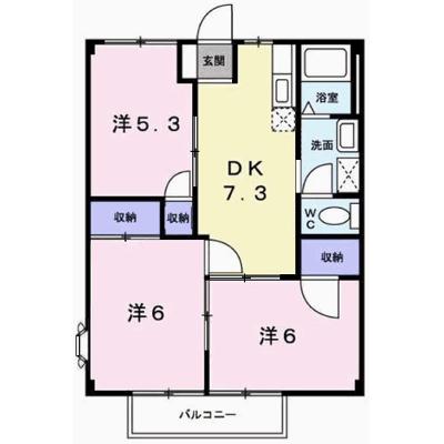 サンライズ青山 205【管理NO：1-004099301-02040】 ★家具家電は申し込み後に搬入します★の外観画像