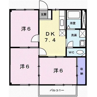 ニューシティＫ＆Ｍ 203【管理NO：1-002407401-02030】 ★家具家電は申し込み後に搬入します★の外観画像