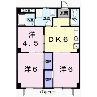 パルネット輝 202【管理NO：1-002112501-02020】 ★家具家電は申し込み後に搬入します★の外観画像
