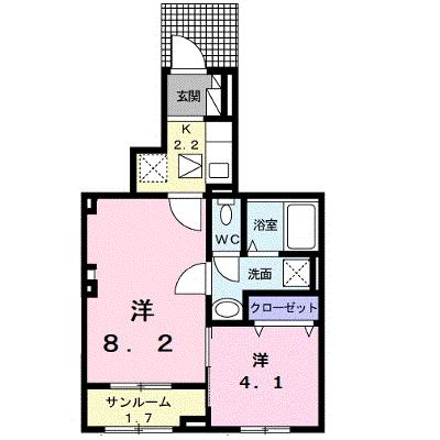 アルドーレ 102【管理NO：1-027809801-01020】 ★家具家電は申し込み後に搬入しますの外観画像