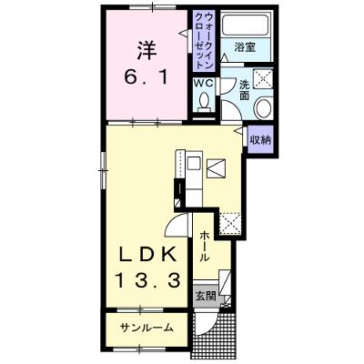 エレガンス　ハネカ 101【管理NO：1-027172901-01010】 ★家具家電は申し込み後に搬入しますの外観画像