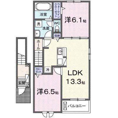 サニーヒル 205【管理NO：1-028486901-02050】 ★家具家電は申し込み後に搬入します★ ★2026年11月下旬入居可能★の外観画像