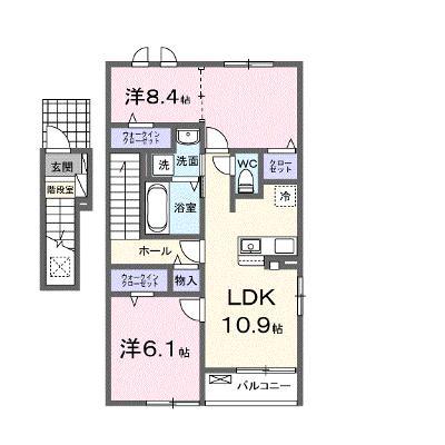 ハイツ大和 201【管理NO：1-027932601-02010】 ★家具家電は申し込み後に搬入します 2026年08月下旬入居可能の外観画像