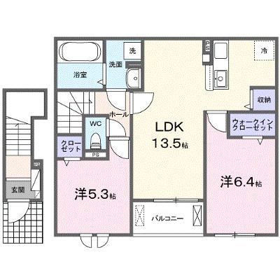 パルクレール 203【管理NO：1-027894201-02030】 ★家具家電は申し込み後に搬入します 2026年09月下旬入居可能の外観画像
