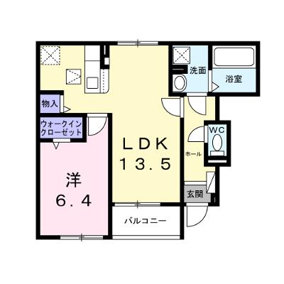 ファミーユ　タチバナ 104【管理NO：1-027610901-01040】 ★家具家電は申し込み後に搬入しますの外観画像