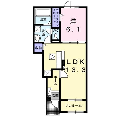 アヴニール 102【管理NO：1-027110201-01020】 ★家具家電は申し込み後に搬入しますの外観画像
