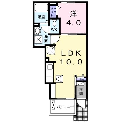 ルナ　ヒルズ 106【管理NO：1-025030201-01050】 ★家具家電は申し込み後に搬入しますの外観画像
