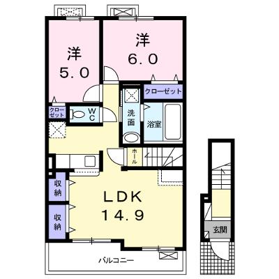ヴィラージュ　Ⅰ 201【管理NO：1-023320001-02010】 ★家具家電は申し込み後に搬入します 2026年08月中旬入居可能の外観画像