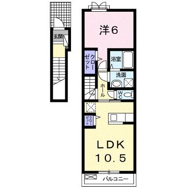 メゾンド・ジュネス 201【管理NO：1-019450801-02010】 2026年07月上旬入居可能の外観画像