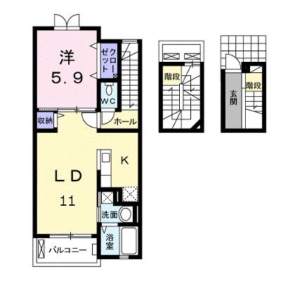 ウィンドミル　ヤマト 306【管理NO：1-018109401-03050】 ★家具家電は申し込み後に搬入します★の外観画像
