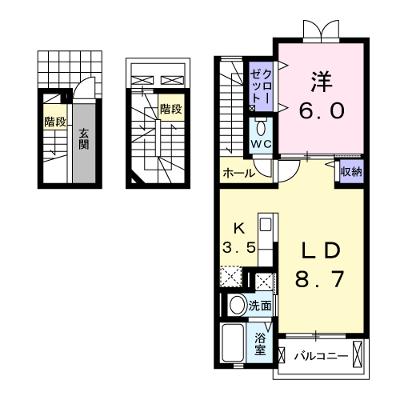 ファースト　ハイツ 301【管理NO：1-018096901-03010】の外観画像
